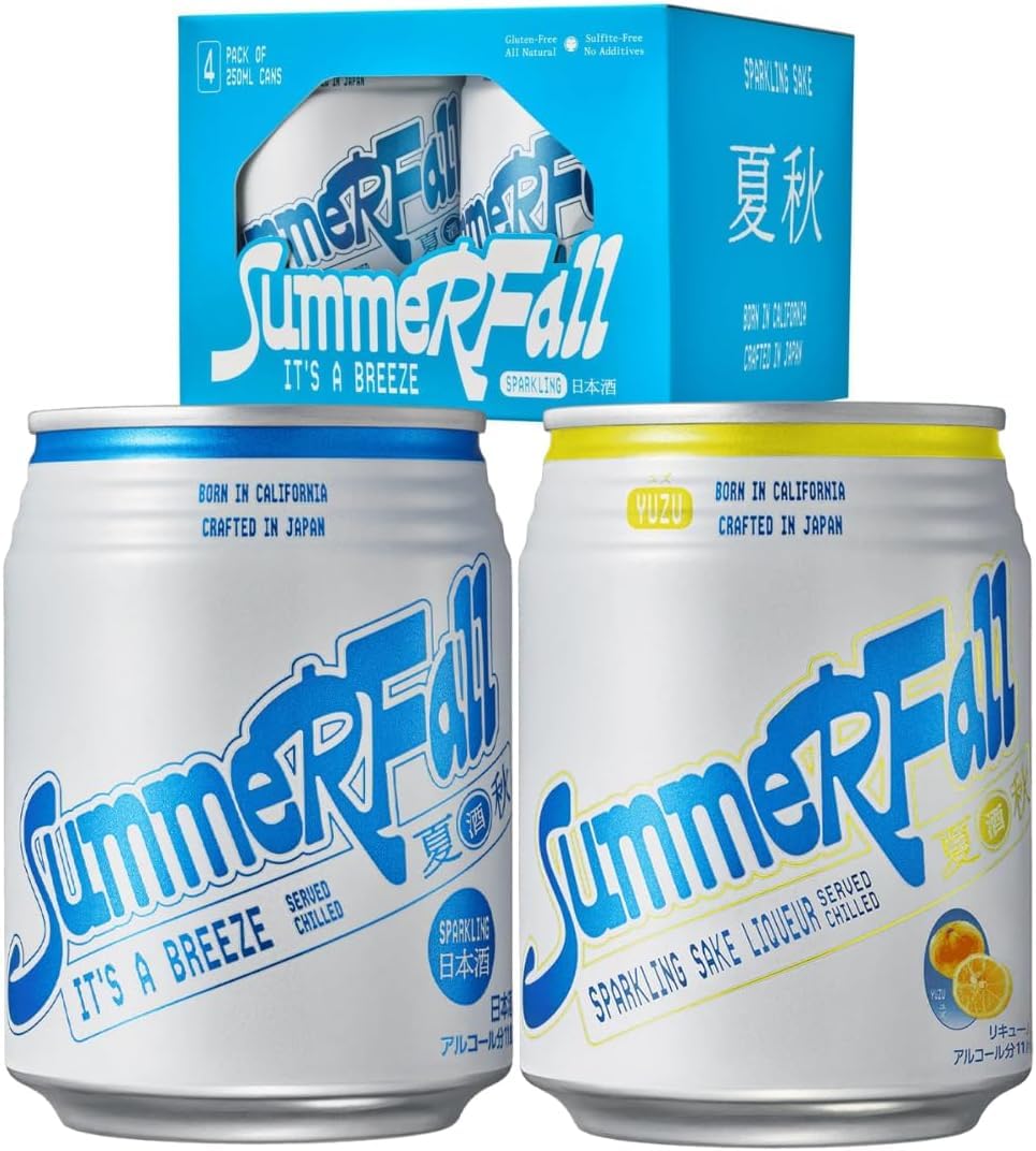 Amazon.co.jp: SummerFall スパークリング 日本酒 飲み比べセット